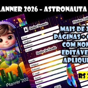 Planner 2026 - Astronauta II