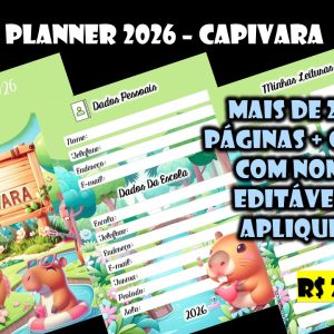 Planner 2026 - Capivara