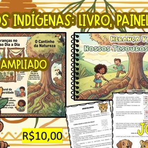 🌿 KIT POVOS INDÍGENAS: HERANÇA VIVA! 🌿