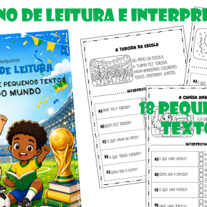 CADERNO DE LEITURA E INTERPRETAÇÃO DE PEQUENOS TEXTOS - COPA DO MUNDO