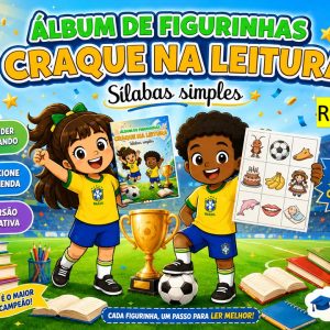 Álbum Craque na Leitura — Sílabas Simples