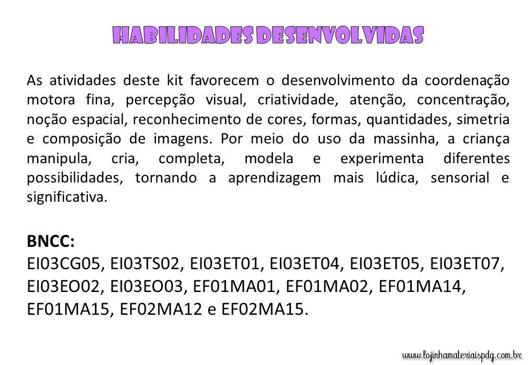 KIT COM 260 PRANCHAS DE ATIVIDADES COM MASSINHA - Imagem 3