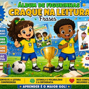 Álbum Craque na Leitura — 60 Frases