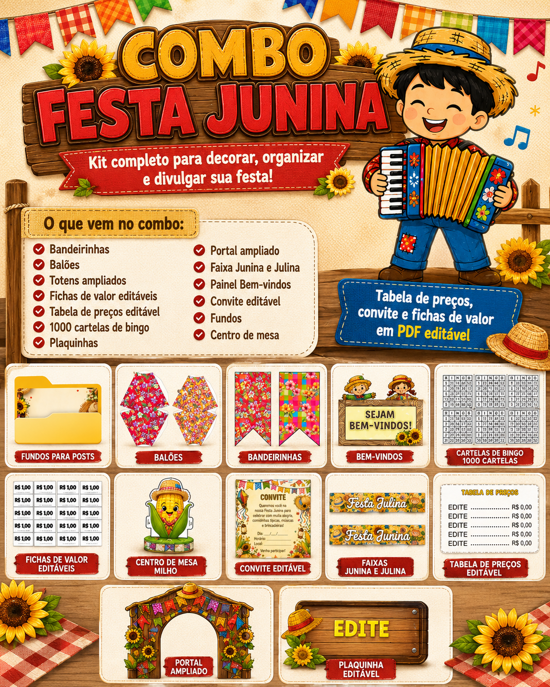 Combo Festa Junina