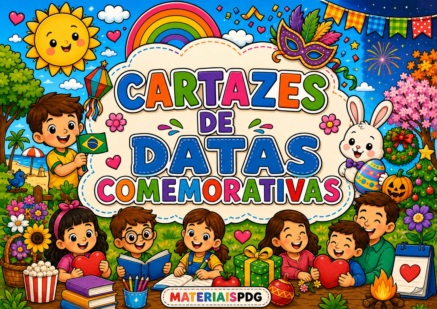 Cartazes de datas comemorativas para decorar e ensinar