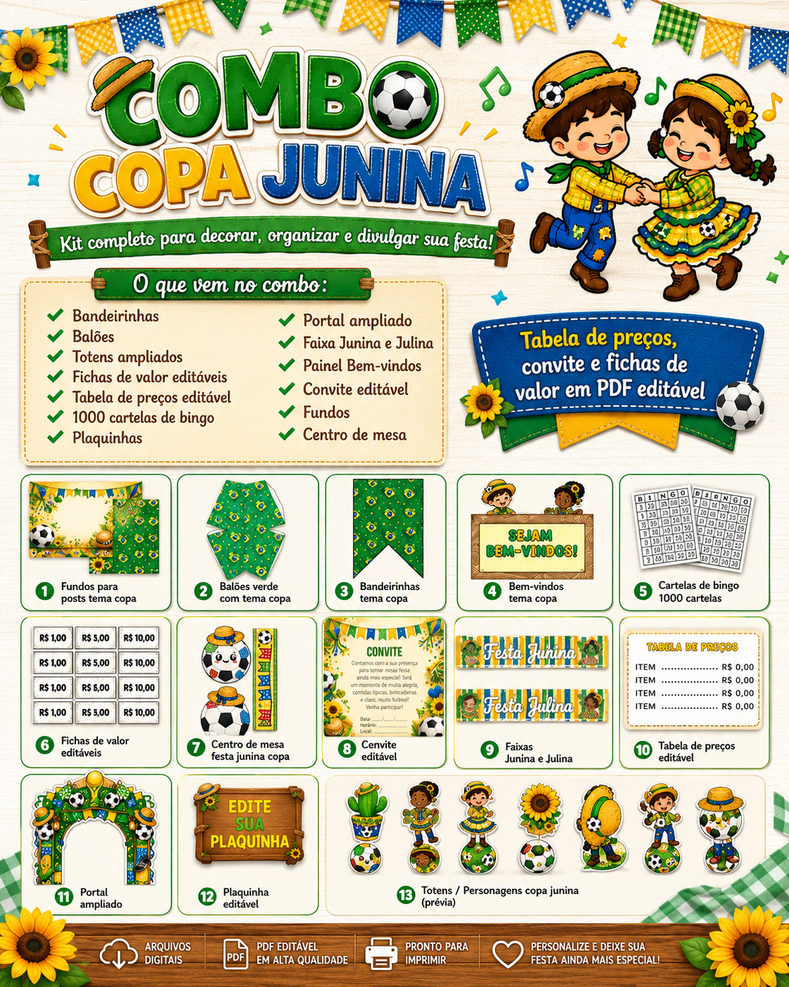 Combo Copa Junina
