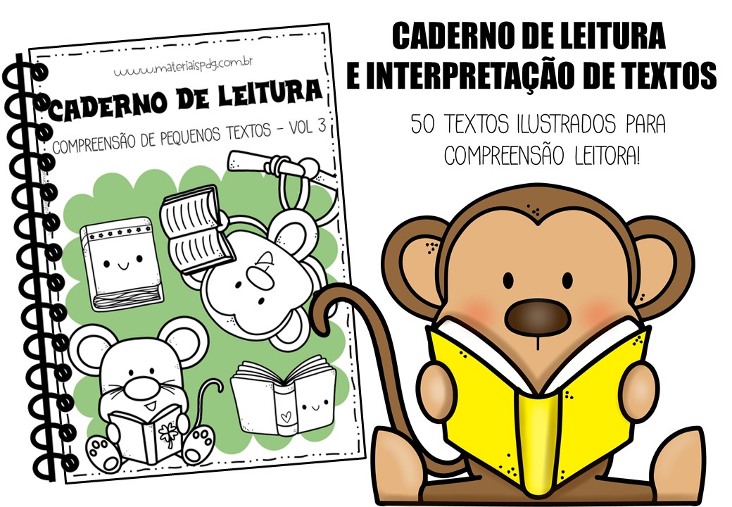 Caderno de Leitura e Interpretação de Pequenos Textos – Volume 3