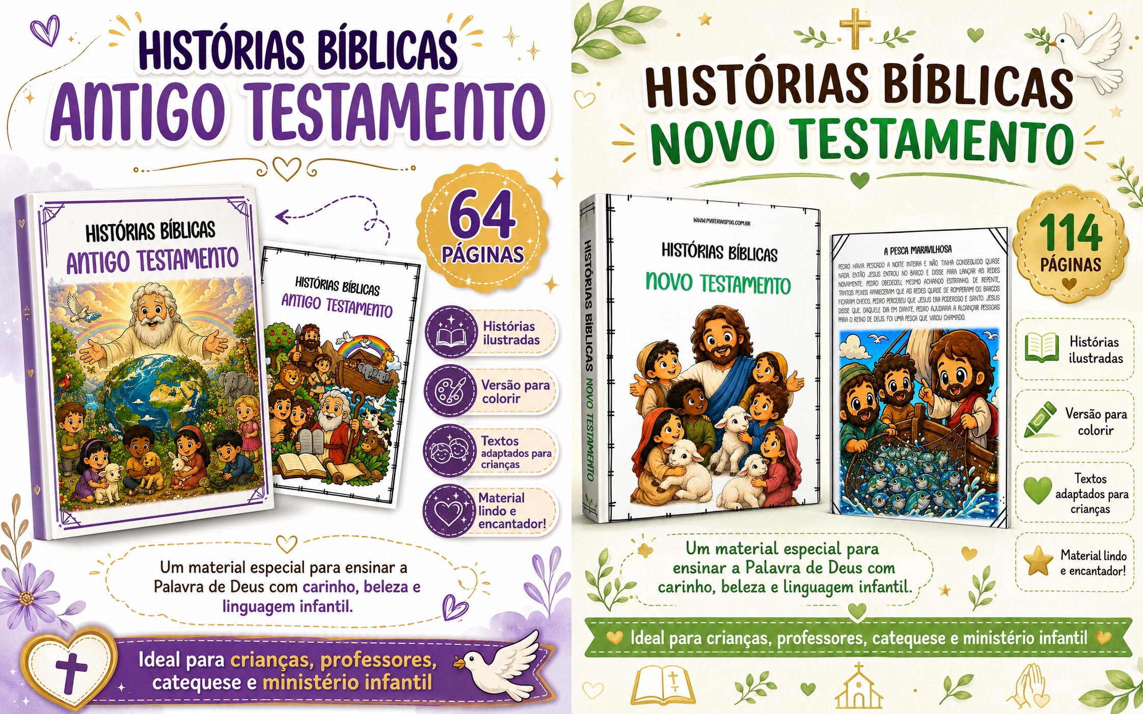 Combo Histórias Bíblicas