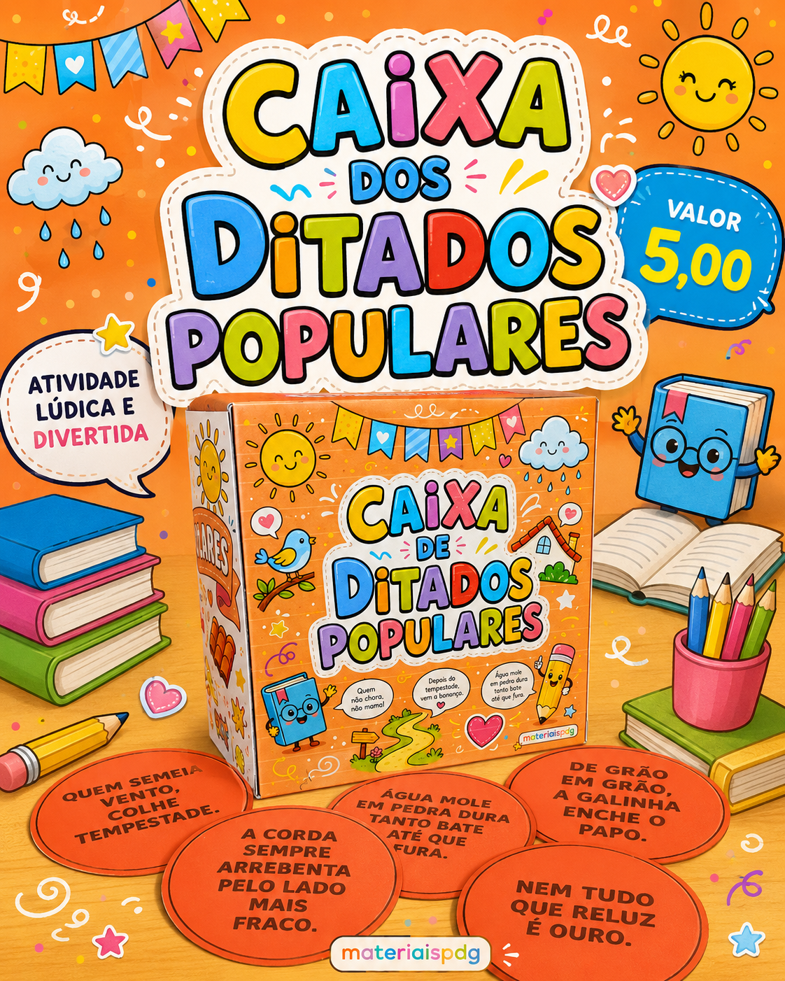 CAIXA DE DITADOS POPULARES