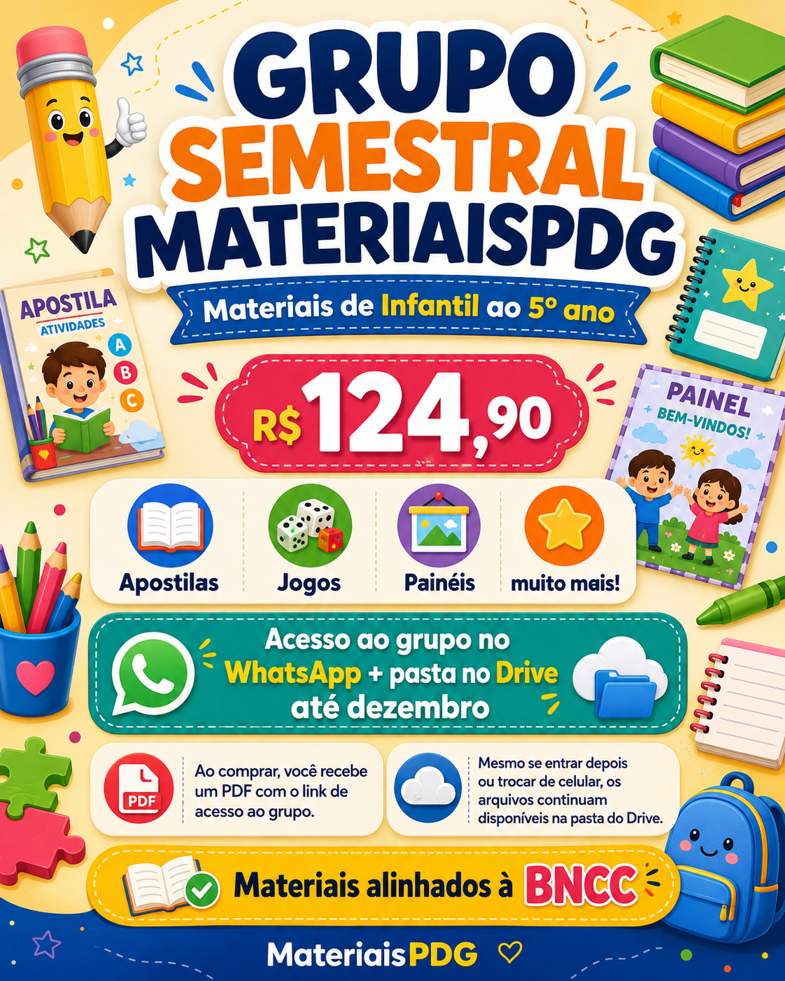 Grupo Vip Semestral – julho à dezembro de 2026