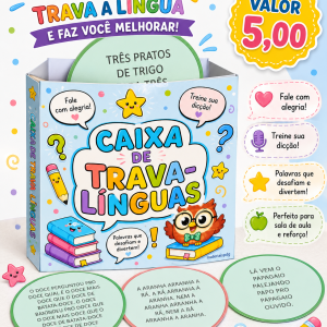CAIXA DE TRAVA-LÍNGUAS