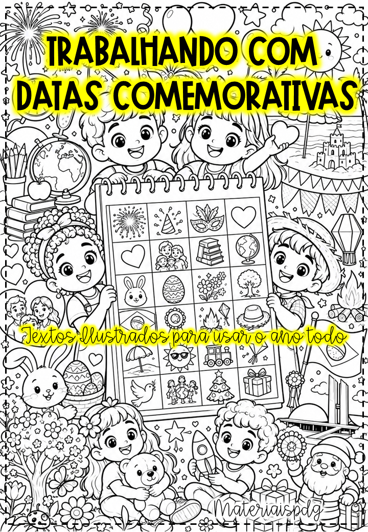 Trabalhando datas comemorativas com textos ilustrados