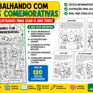 Trabalhando datas comemorativas com textos ilustrados