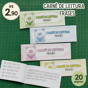 CARNÊ DE LEITURA - FRASES