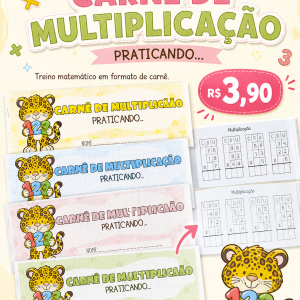 CARNÊ DE MULTIPLICAÇÃO