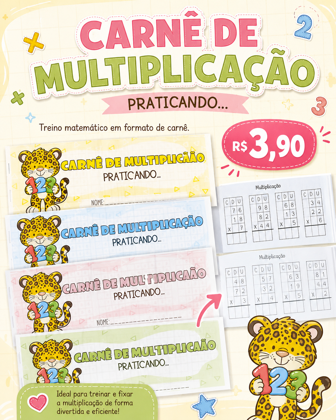 CARNÊ DE MULTIPLICAÇÃO