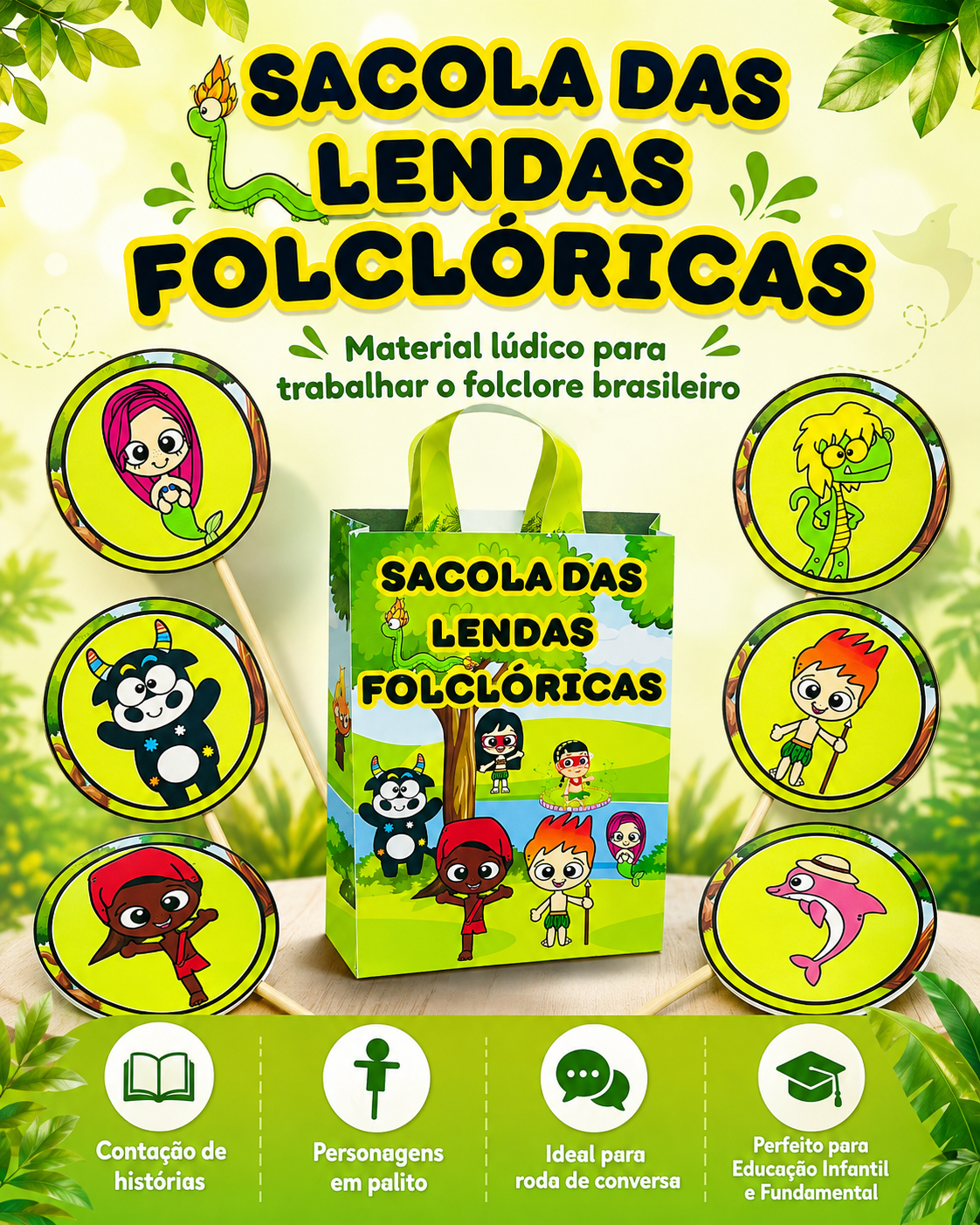 Sacola das Lendas Folclóricas