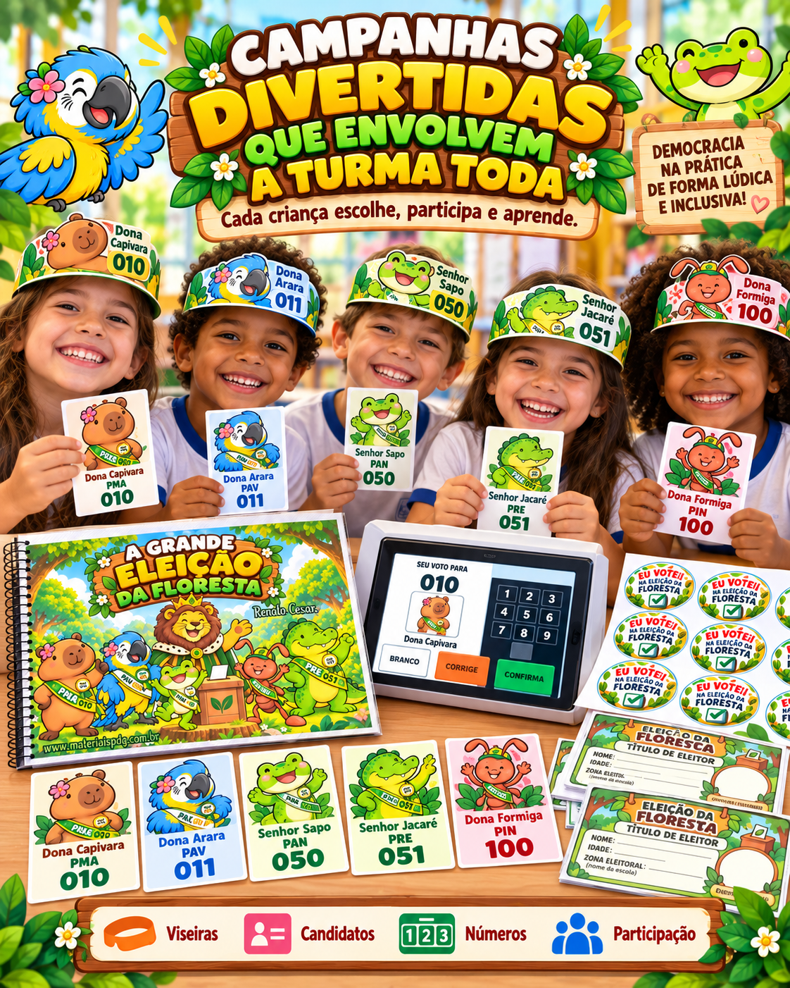 Super Kit Eleição da Floresta - Imagem 6