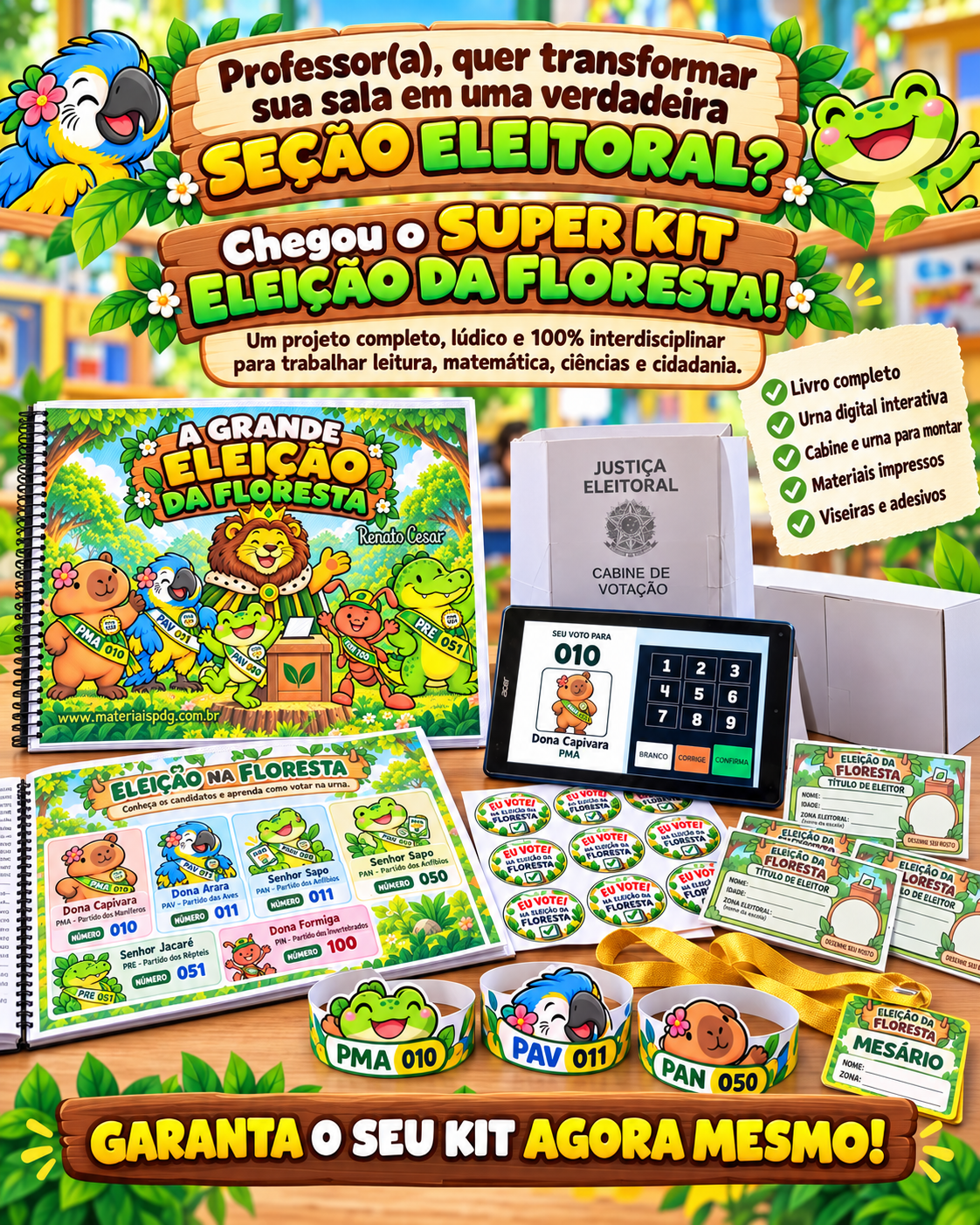 Super Kit Eleição da Floresta - Imagem 7