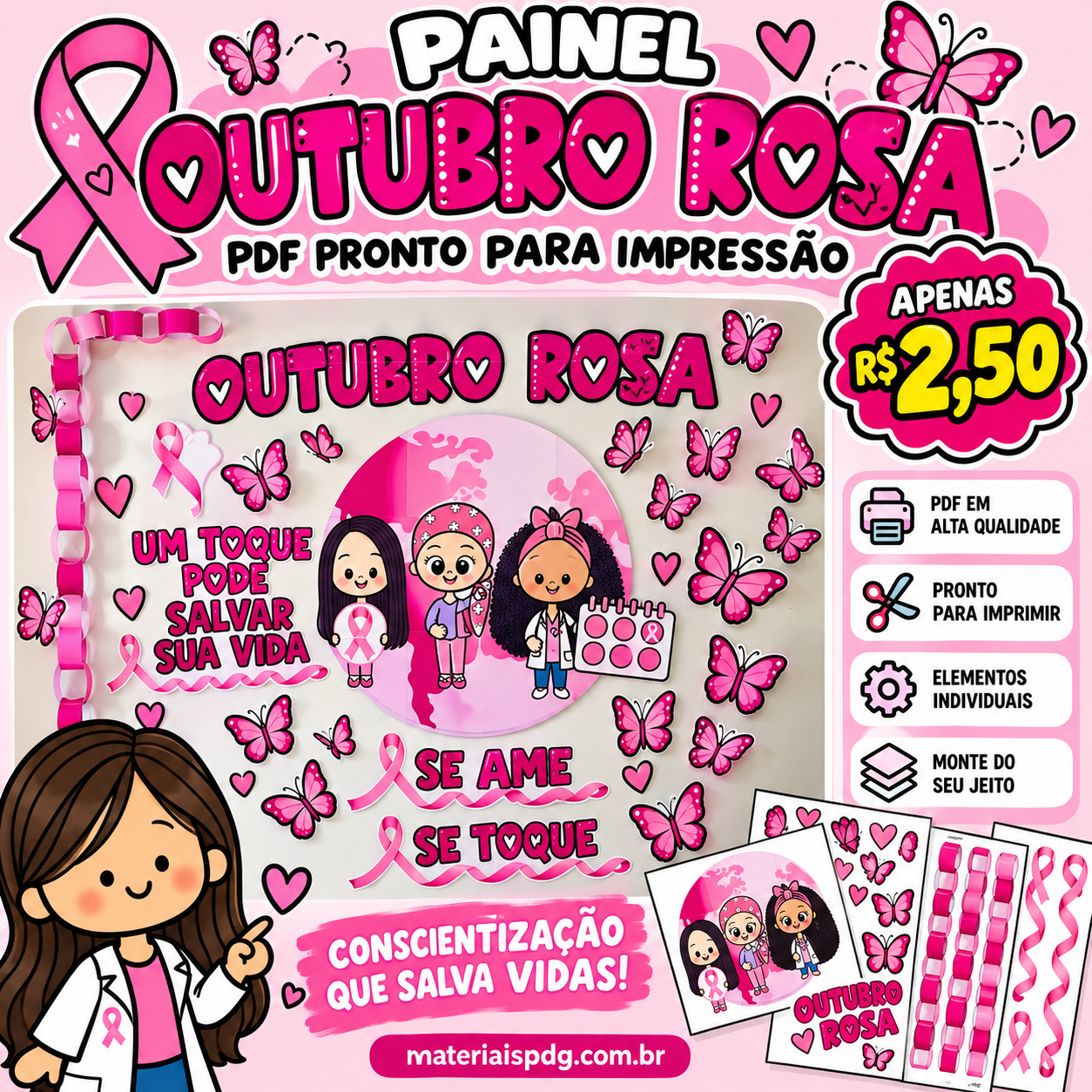 PAINEL OUTUBRO ROSA
